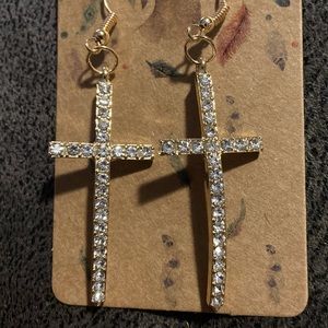 Cross earrings! Super cute & lightweight!
